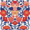 Nina Pace May Floral Wooden Block