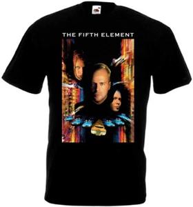 The Fifth Element v3 T-shirt black movie poster all sizes