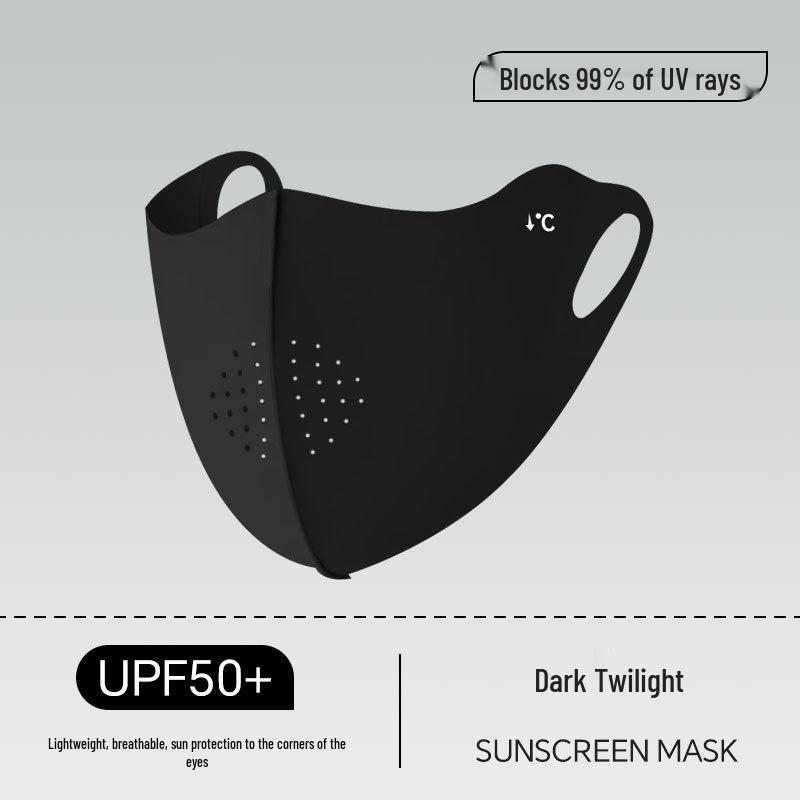Ice Silk UV Protection Face Mask - Unisex, Full Coverage