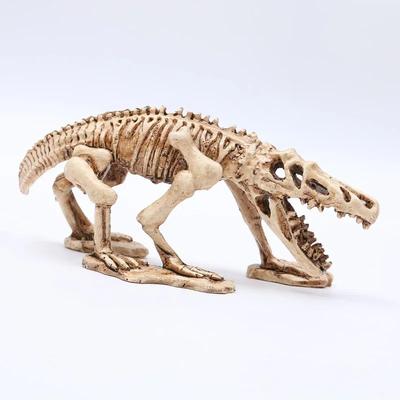 Décoration d'aquarium en résine, tête de mort, modèle de dinosaure, jouets, décoration de bureau, décorations d'Halloween