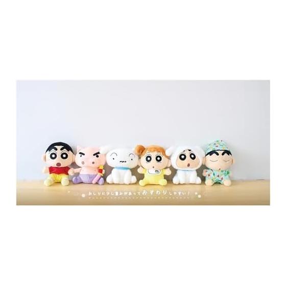 Tees Factory Crayon Shin-chan Shinnosuke Sitting Mascot Pajamas Approximately H140 X W110 X D75mm or Less (excluding Hands, Feet, Ears, Hair)