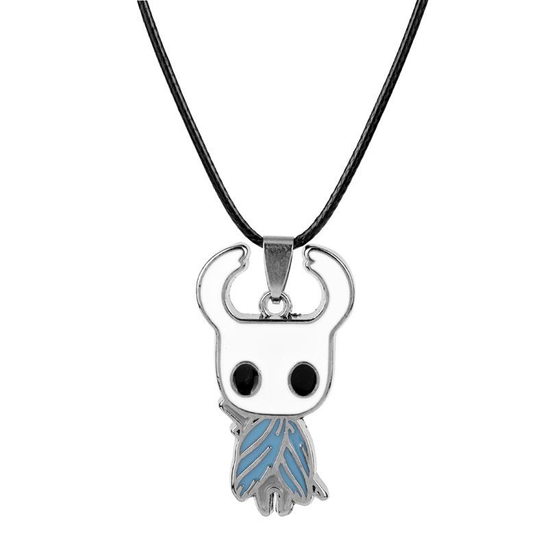Hollow Knight Nyckelring Hänge Halsband - Huvudperson Design