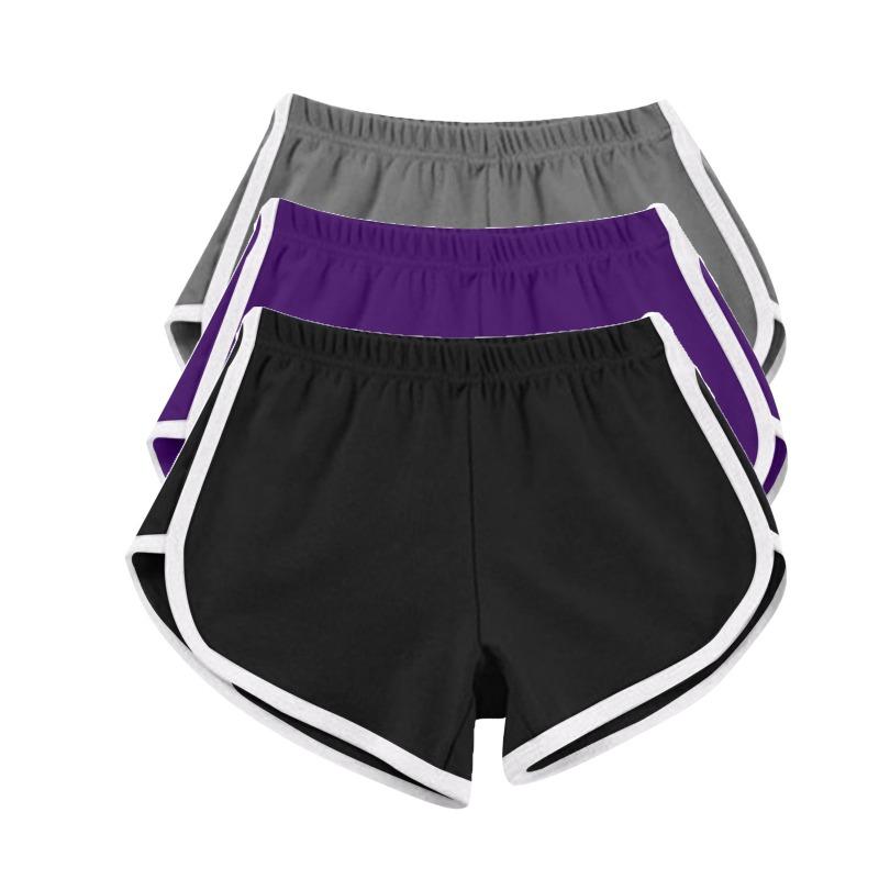 Trendige avantgardistische Hotpants niedrige Taille dünn vielseitig bequem sexy Beine lang Strand Yoga Sportshorts