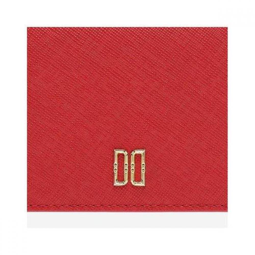 Daks Red Cutting Logo Card Wallet Dcwa2f002