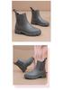 Women's Fashion Ankle Rain Boots: Elastic Chelsea, Non-Slip, Waterproof Waders