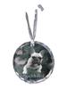 French Bulldog, Frenchie - Crystal Bauble with a Photo, Dog Photo In Crystal, Personalized Christmas Tree Ornament by Brand