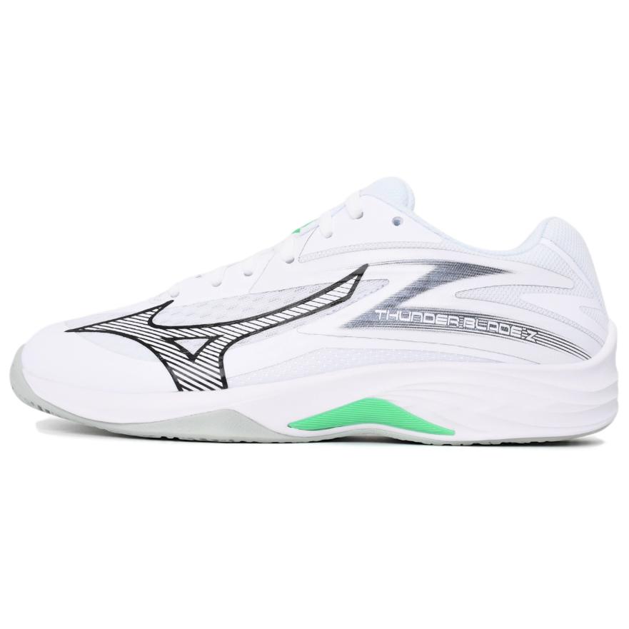 Mizuno Thunder Blade Z White Black Frozen Emerald Unisex Sneakers V1GA237016