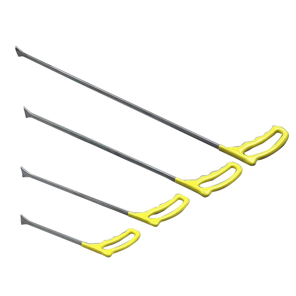 Auto Body Dent Puller Haken Dent Reparatur Flache Haken Edelstahl Push Stangen Körper Dent Entfernung Paintless Dent Reparatur