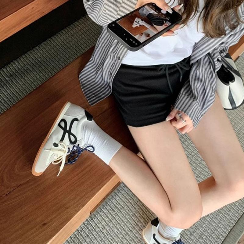 Spot second hair! 7cm height increase small crooked head mandarin duck shoelaces couple casual shoes German training shoes women Forrest Gump shoes w