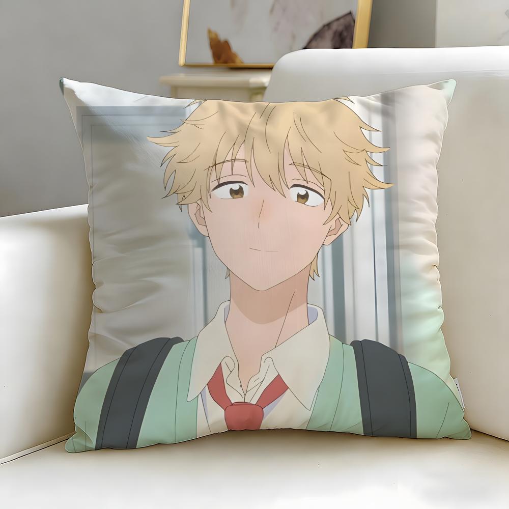 popular anime Skip and Loafer Cushion Cover Soft & Easy-Wash Pillow Case – Versatile for Couch, Bed, Travel and Office