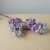 Gradient Color 3D Lilac and Hydrangea Flower Arrangement for Weddings