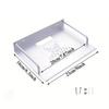 Black/Silver TV Set Top Box Support Rack Single-Layer Storage Shelf Bracket Router Stand  Mini Pc