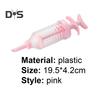1 Set Pastry Nozzle Kit Food Grade Safe Pink DIY Baking Cake Decorating Syringe