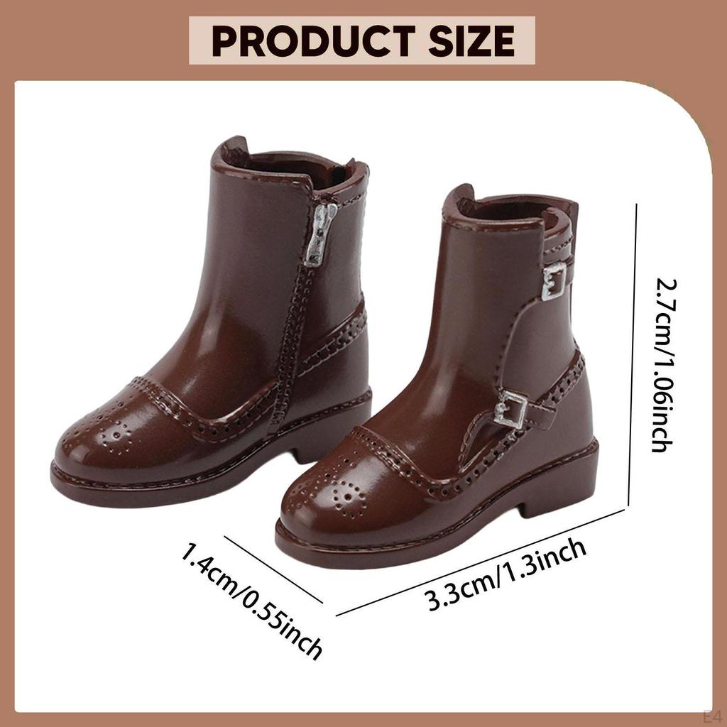1/8 Scale Boots Model 1:8 Short Tube Boots,Dress Up Cosplay Fashion Costume Accessories Female