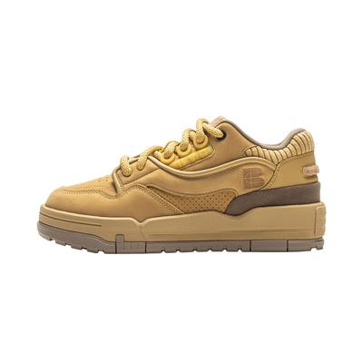 Li Ning 001 BTC Abrasion Resistant Lightweight Slip Resistant Low Top Casual Shoes Men's Ginger Yellow AGCV443-1