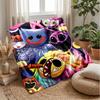 Poppy playtimeCoperta in Flanella Stampata Calda e Accogliente, Amica della Pelle, Plaid per Divano, Letto, Uso Quotidiano Indoor