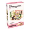 ROBOTIME Rolife 3D Puzzle Super Creator Fresh Flower Shop DIY Miniature House (DW017B) | 1:24 Scale