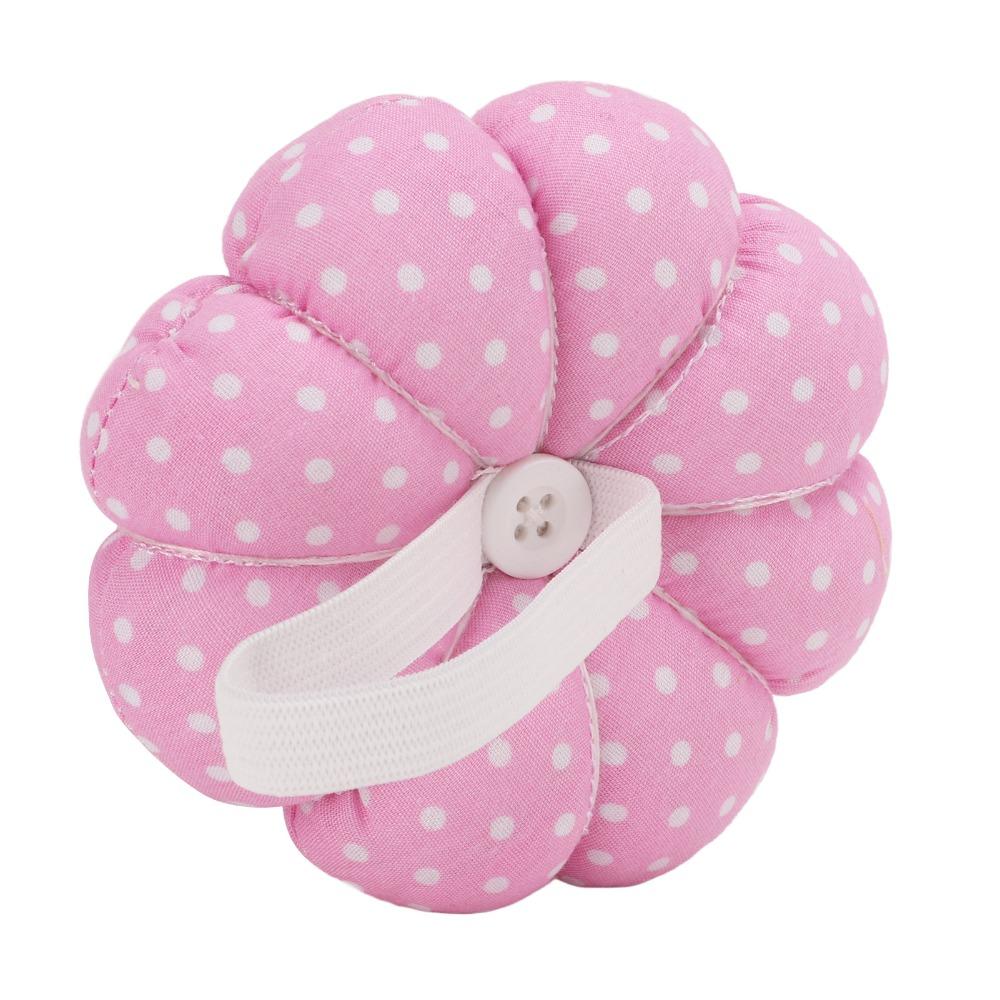 Convenient Design Wrist Pin Cushion Adjustable Strap Hands Free Pincushion For Quilting