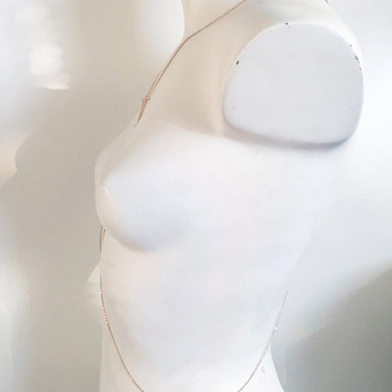 Elegant Body Chains Enhancing Female Curves Alloy Chest Harnesses Jewelry Ideal For Pool Parties And Beach Event Stylish Accessory