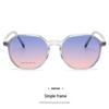 Polygonal Magnetic Gradient Polarized Clip-on Sunglasses for Women - Fashion and Travel Use