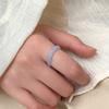 Round Resin Ring Plastic Korean Style Accessories Fashion Acetic Acid Finger Ring  Lady