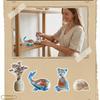 Cartoon Miniatur-Aquarium-Dekoration Transparente Katze Schreibtisch-Dekoration Miniatur-Dekor
