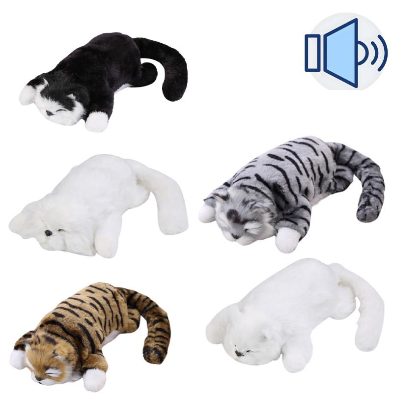 Rolling Cat Plush Toy With Music And Sound For Kids Playroom Entertainment
