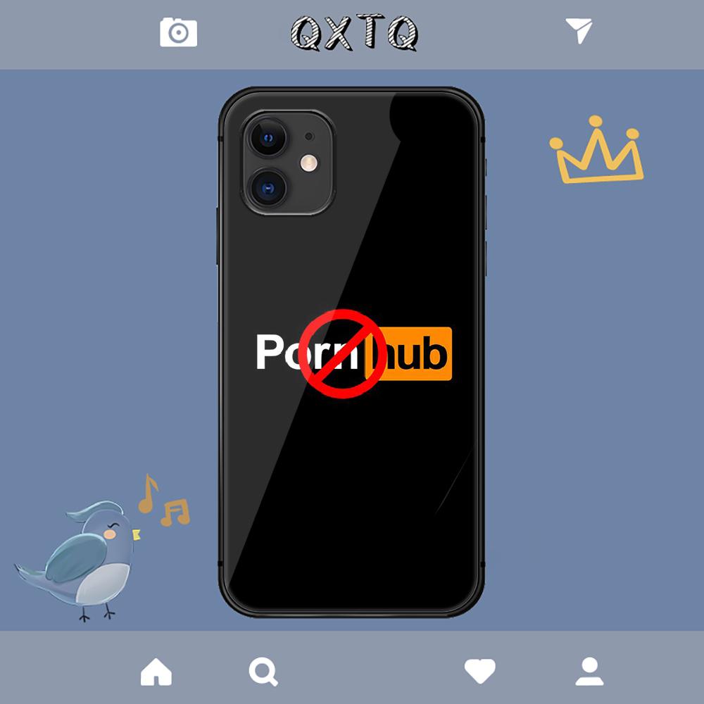 Etui Wzór Logo Porn Hub Dla iPhone Samsung Galaxy Redmi Note S 17 16 15 14 13 20 24 25 54 Pro Max Ultra Fe Pokrowiec Ze Szkła Hartowanego
