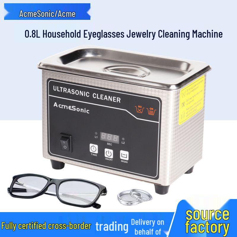 

Ультразвуковая мойка 0,8 л для ювелирных изделий, часов, очков и ортодонтических аппаратов UK Standard 220V
