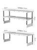 1 Stainless Steel Expandable Kitchen Sink Storage Rack Cabinet Storage Multi-layer Multifunctional Internal Layered Storage Rack