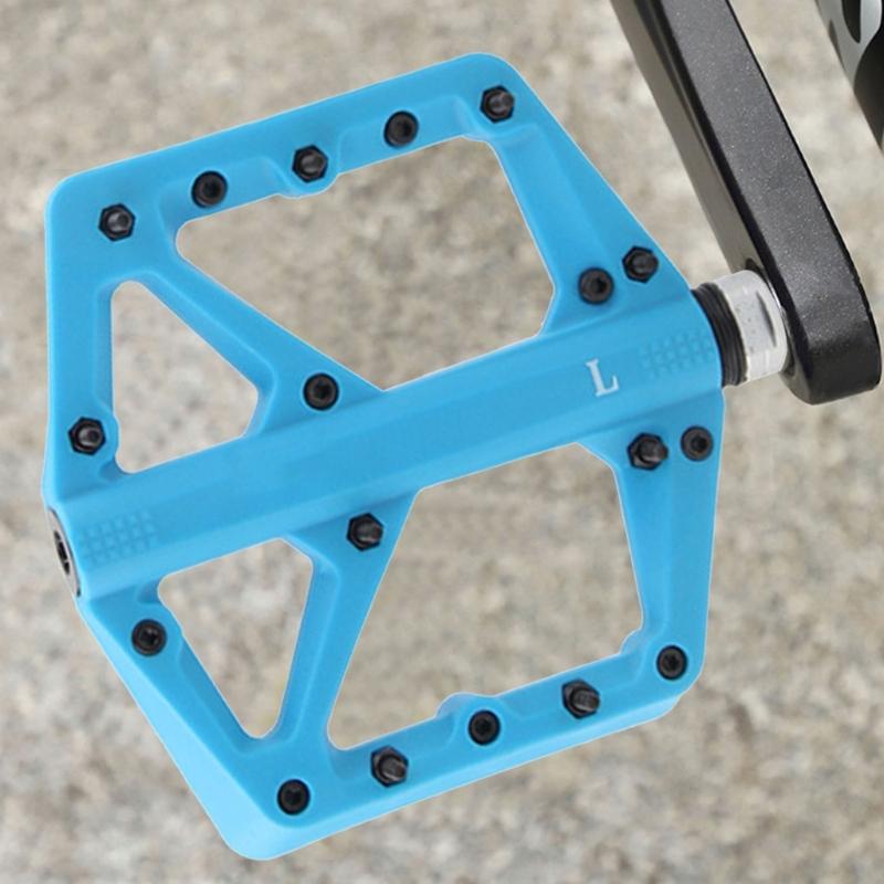Sealed Bearing Bicycles Pedals Platform, 9/16Inch Flat Pedals Antislip Bike Footrest Dustproof Mountain Bicycles Pedals