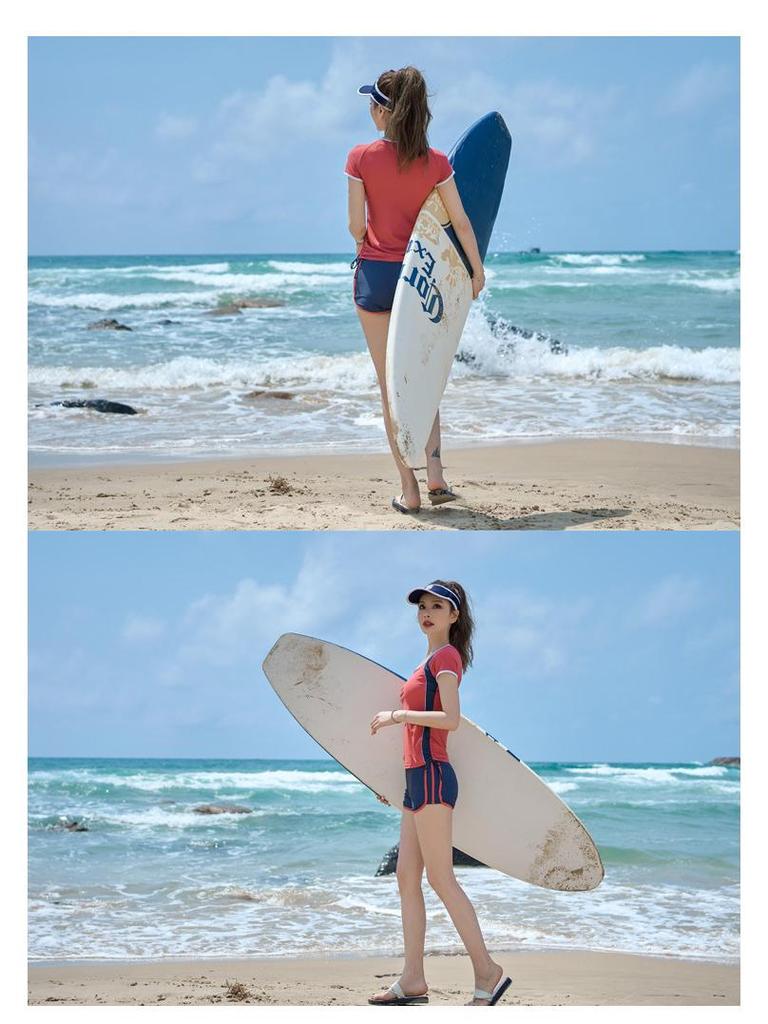 2024 Damen Schlankmachender Bauchweg Koreanischer Stil Hot Spring Zweiteiliger Badeanzug