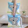 Cute Restrained Animal Anime Kwaii Pillow Case Anti-dustmite Pillowcase Invisible zipper silky Sofa cushion cover