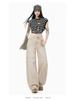 High Street American Spicy Cat Wide-Leg Jeans: Women's 2026 Spring Retro Loose Floor-Length Trend