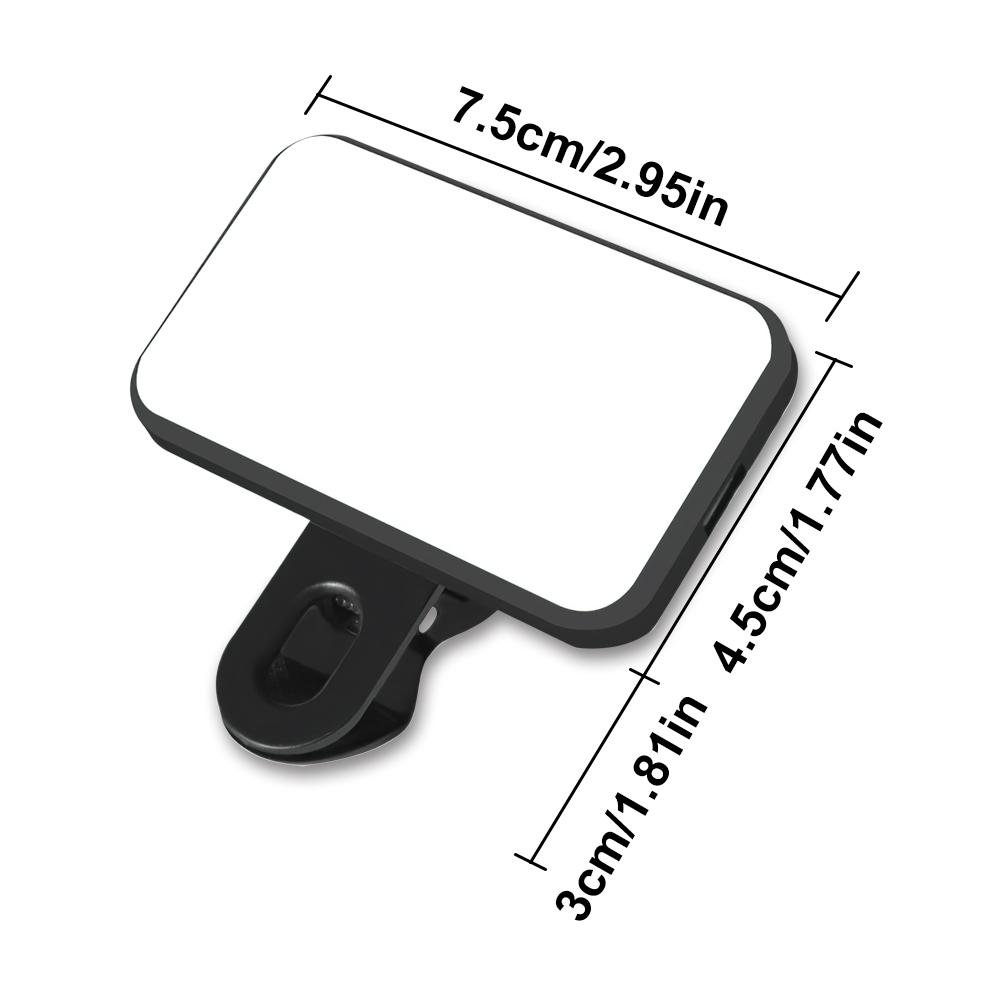

Portable Mini Selfie Fill Light Rechargeable 3 Modes Adjustable Brightness Clip on For Mobile Phone Computer Fill Light чорний