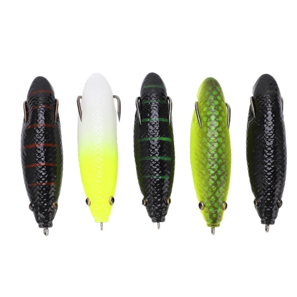 5PCS 8.5cm Length Frogs Lure Rubber Fishing Bait Durable Artificial Lure Outdoor Fishing