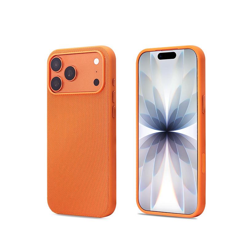 Compatible with Apple 17 Pro Max Tech Fabric Phone Case, iPhone 16 Pro Shockproof Magnetic Protective Case