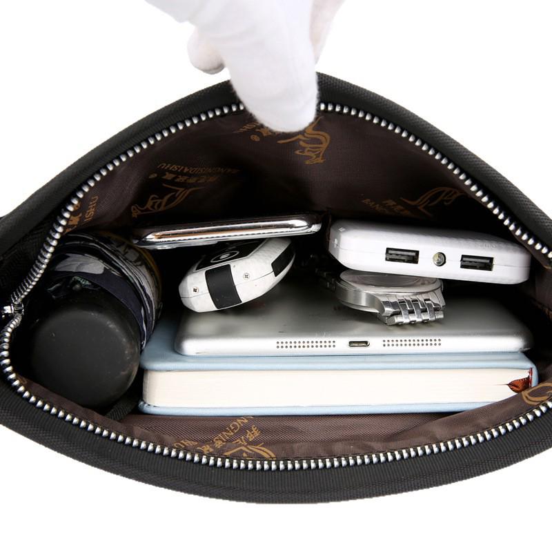 Men's Trendy Waterproof Oxford Single Shoulder Crossbody Bag - Casual Fashion Commuter Backpack