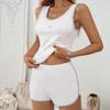Women's Summer New Vest Shorts Leisure Sports Home Set