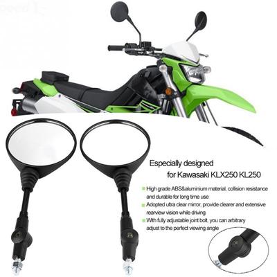 2 Stücke Motorrad Geändert Klapp Rückspiegel Runde Seitenspiegel Für Klx250 Kl250