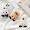 Plush Bear Mobile Phone Airbag Holder Cute Style Desktop Watching Drama Chasing Paste Type Retractable Portable Support