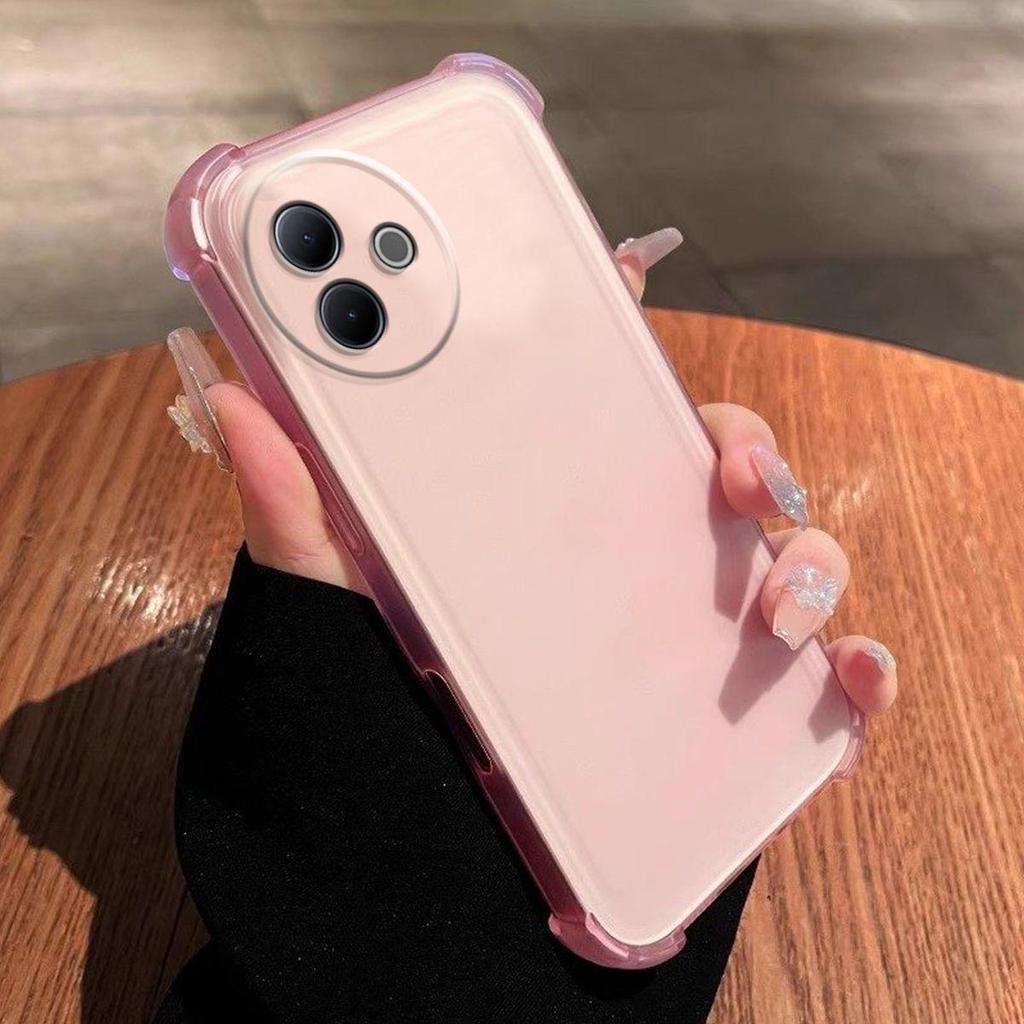 Case for Vivo Y39 5G Shockproof Airbag Bumper Casing Frosted Translucent Cover