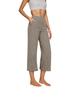 2026 Women's European Cotton Linen High-Waisted Wide-Leg Pants, Early Spring Fashion, Seven-Tenths Length.