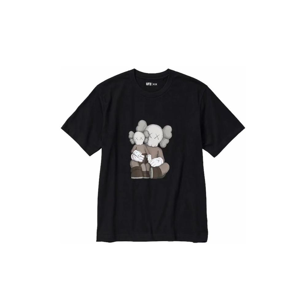 T-Shirt Kaws X Uniqlo Hug Black FW23