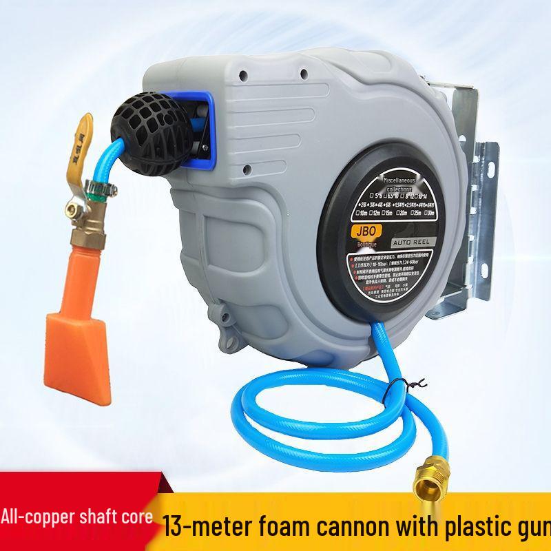 Automatic Retractable Water Hose Reel with 20m Hose for Car Wash and Gardening