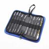 Anti-static Black Stainless Steel Tweezers Set: Pointed & Bent Tips for Eyelash Extension & Machine Disassembly