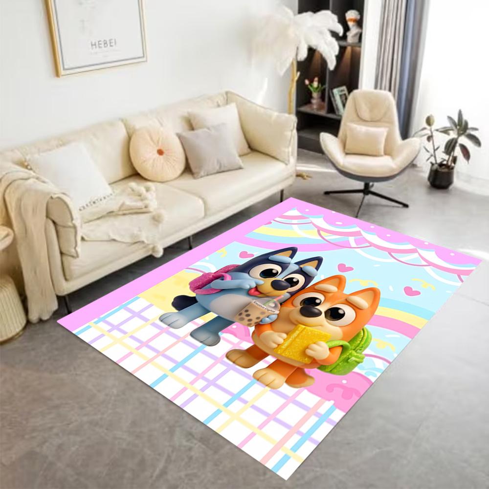 Dogs Refrigerator Adventure Carpet Design for Decorate room Study room Entryway Hallway Anti-slip Rug Office home decor