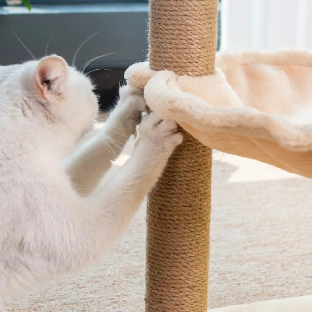 Cat Climbing Frame Double Layer Coconut Tree Cactus Cats Climbing Frame Integrated Toy Wear-resistant Sisal Cat Scratching Posts