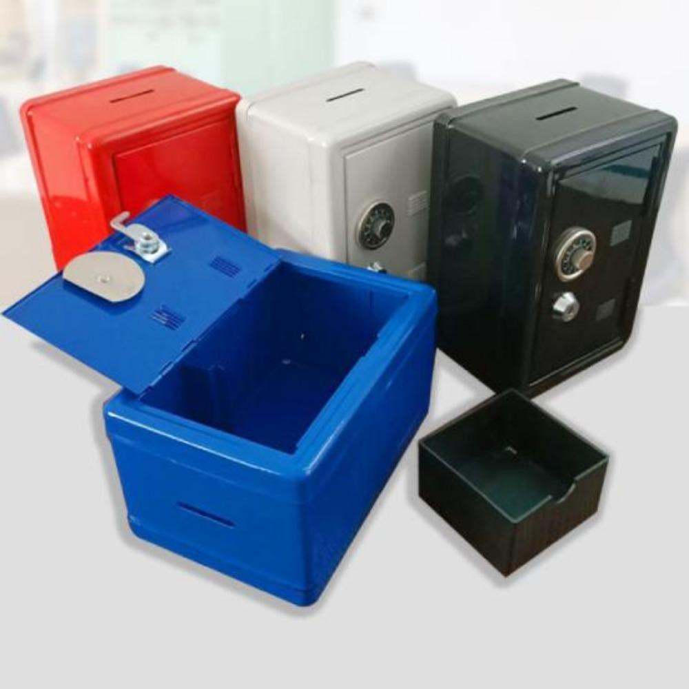 Piggy Bank Multifunctional Wear-resistant Metal Mini Safe Piggy Bank for Household