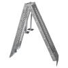 Folding Motorcycle Trailer Ramp with Ladder Steps